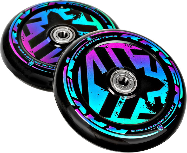 Raven Ersatzräder für Stunt Scooter Roller Evolution Slick Provox Laredo mit Kugellager 2 Stück 100m
