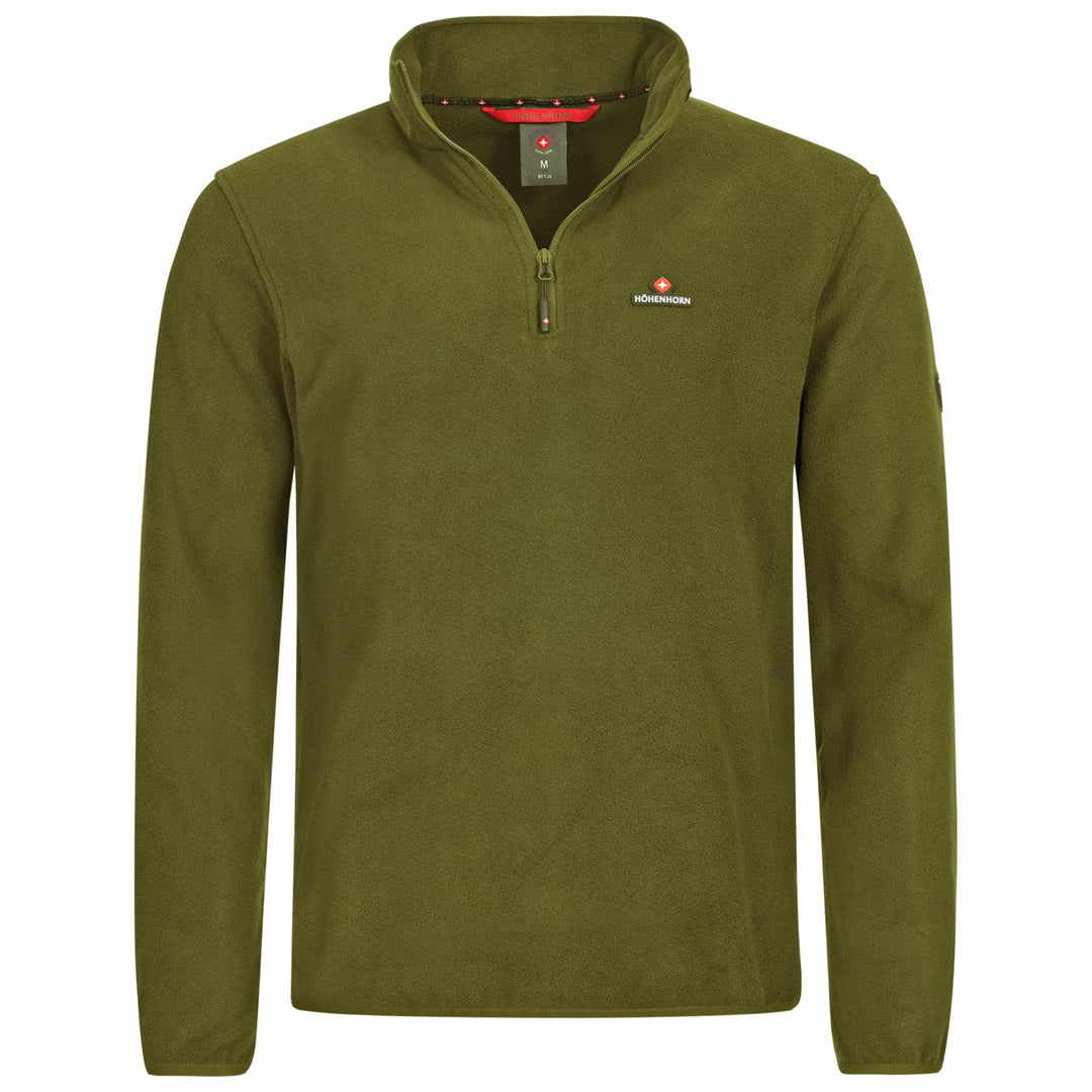 Höhenhorn Skyja Herren Fleece Pullover Herbst Winter Microfleece Sweatshirt Half Zip Fleecepullover,