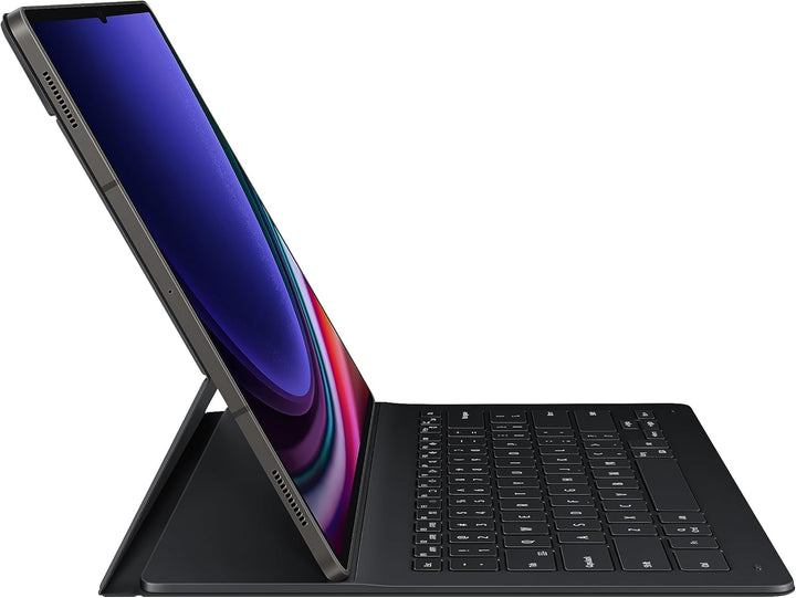 Samsung Book Cover Slim Galaxy Tab S9 Ultra Schwarz Tastatur S-Pen Aufbewahrung Book Cover Keyboard