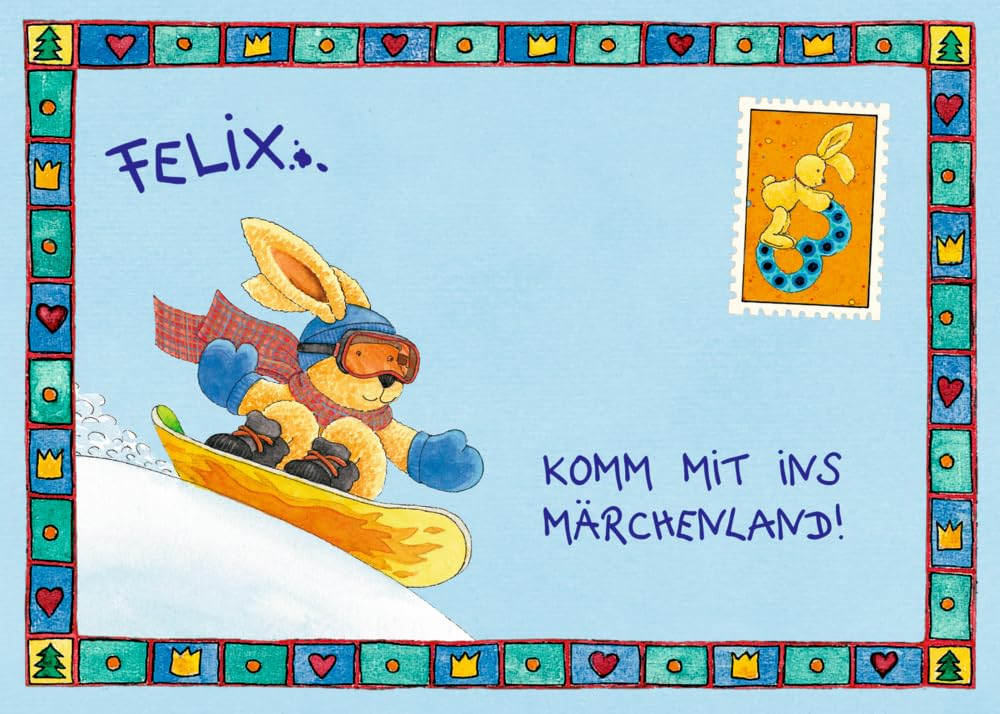 Brief-Adventskalenderbuch – 24 Adventsbriefe von Felix: Mit 24 echten Briefen, Kalender