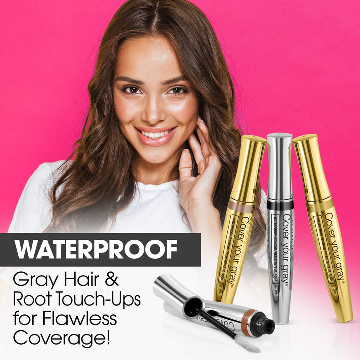 Dynatron Grinda Cover your gray Brush-In Mascara, mittelbraun, 1 Stück Braun Medium 1 Stück (1er Pac