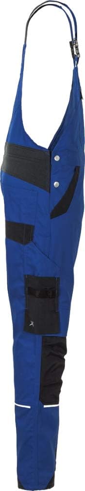 Planam Norit Damen Latzhose viele Farben alle Grössen 34 kornblau/schwarz, 34 kornblau/schwarz