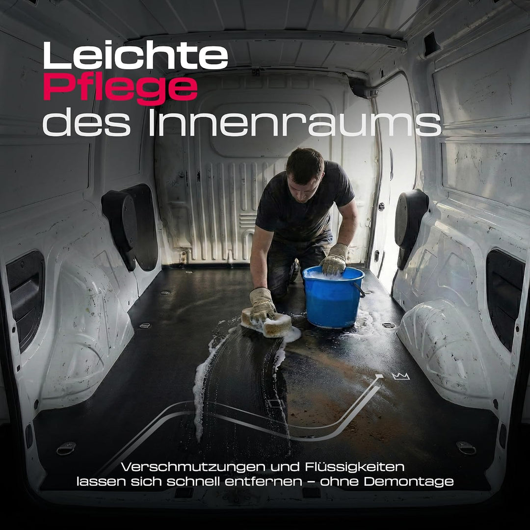 M MOTOS Kofferraum Schutzmatte passt für Nissan NV200 ab 2009 Robuste 3.5mm TPE Gummimatte Aussenber