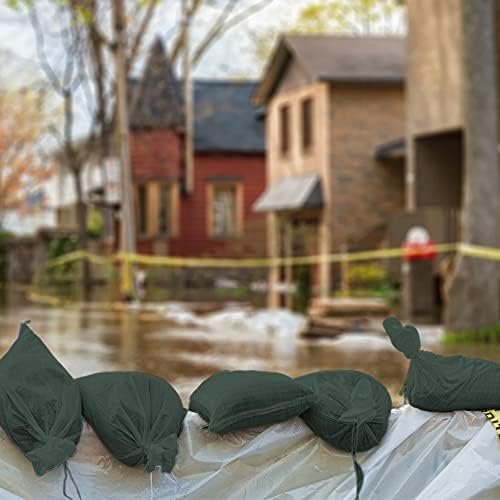 20x Sandsäcke - Sandsack Hochwasserschutz – Silosandsäcke ungefüllt – Silosäcke Wassersperre Hochwas