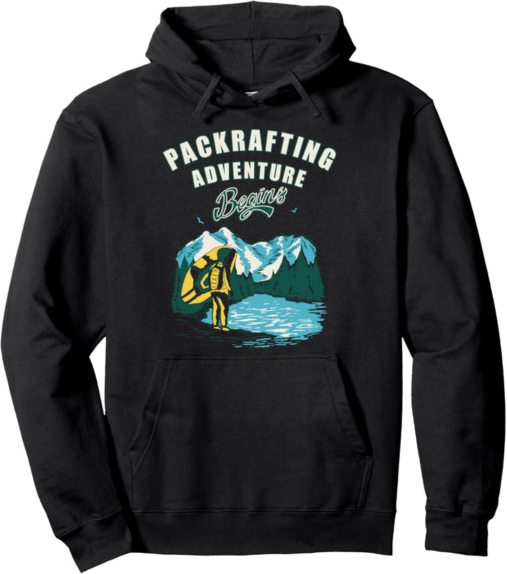 Packraft-Kajak Packraft-rafting Paddel-Rafting Packrafting Pullover Hoodie