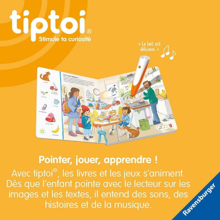 Ravensburger - tiptoi Starter Set Deluxe – Player + Ladestation + Buch Mein Bild der Wörter Die Tier