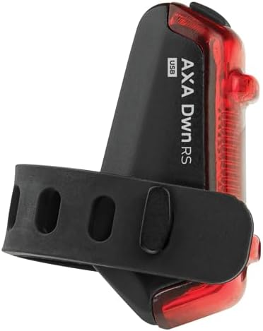 AXA Fahrradlicht Set Dwn 70 Lux – USB Aufladbar – 20 Stunden Leuchtdauer – Batterieanzeige – StVZO Z