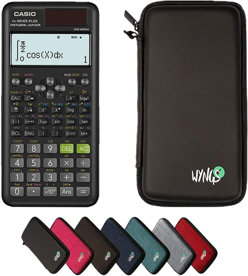 CALCUSO Sparpaket: Casio FX-991ES Plus 2nd Edition technisch-wissenschaftlicher Taschenrechner + WYN