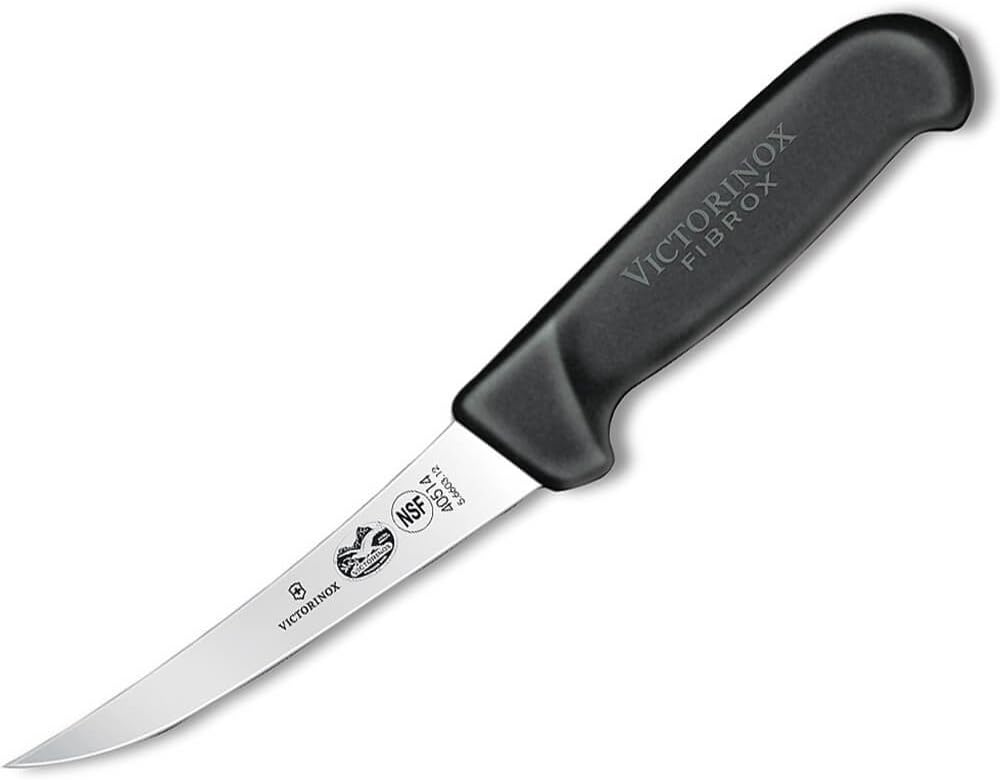 Victorinox Fibrox Kochmesser, Ausbeinmesser, Extra Scharfe Klinge, Rostfreier Stahl, Spülmaschinenge