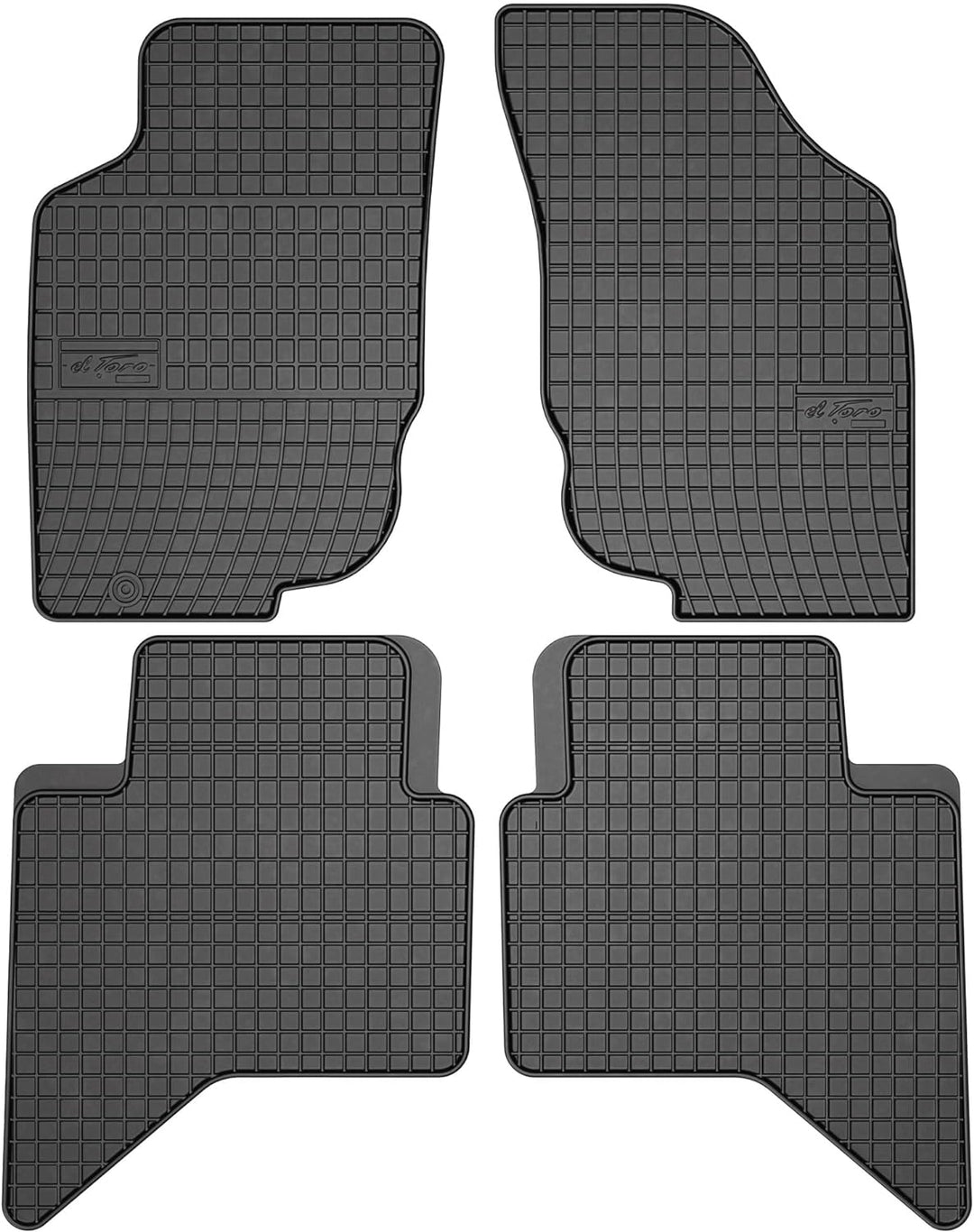 SMK Gummimatten auto fussmatten Satz für Toyota Hilux VII 2005-2015 Erleben Sie einen neuen Standard