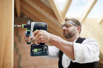 Festool Akku-Bohrschrauber TDC 18/4 I-Basic QUADRIVE (mit Werkzeugfutter, Magnet-Bithalter, FastFix