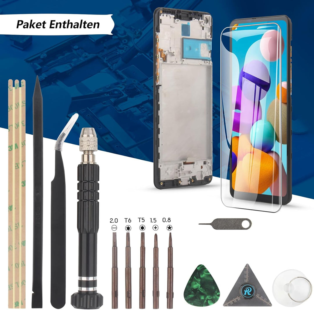RongZy Ersatz Display Kompatibel für Samsung Galaxy A21S SM-A217F Touchscreen Bildschirm Digitizer G
