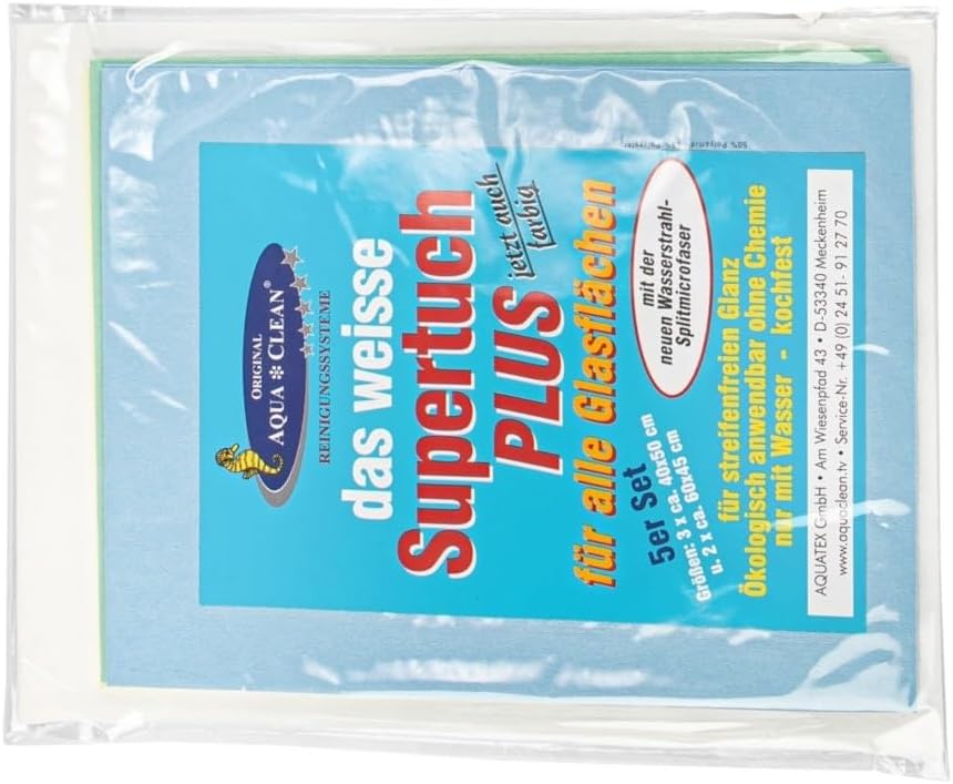 AQUA CLEAN Microfaser Supertuch Plus 5er Set