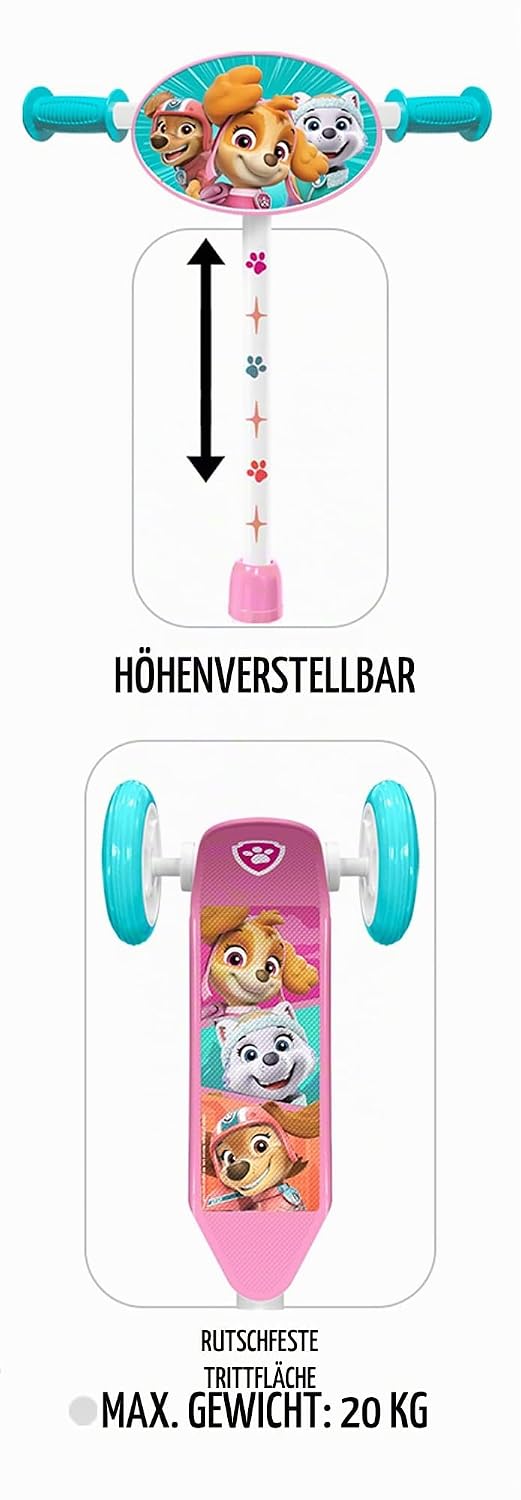 STAMP - Scooter 3 Räder - PAW Patrol Girl, Blau