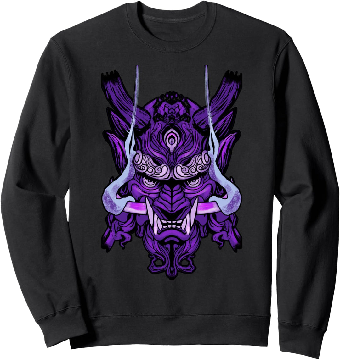 Oni Dämon Japanischer Teufel Sweatshirt