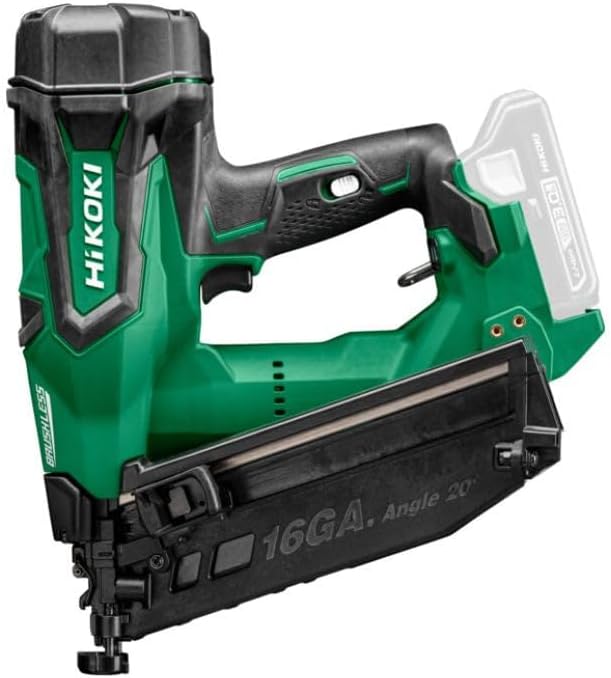 HiKOKI Akku Stiftnagler - 18 V, Brushless, 16 Gauge, 20° Winkel, Air Spring Drive, 32-65 mm Nägel, i