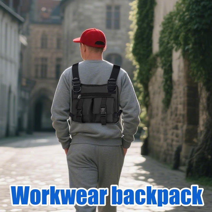 Gewichtsweste zum Spazierengehen, verstellbare, leichte Brusttasche, Gepäck und Reiseausrüstung für