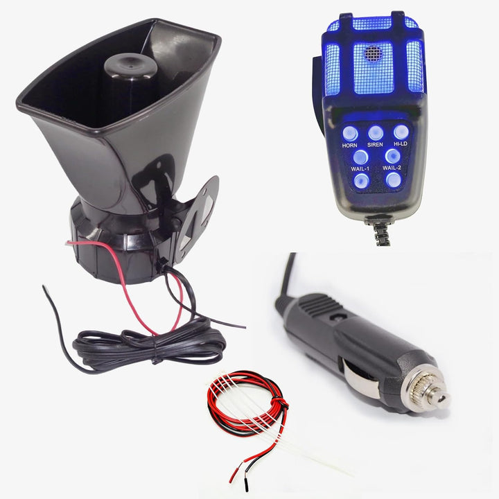 Autohupe Car Horn 7 Ton Alarm Hupe Einfache Verbindung Auto Zigarettenanzünder 135db Notfall Sound V