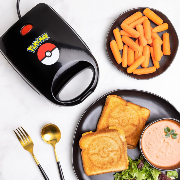 Pokémon Sandwich Maker – Toast- & Sandwich-Grill mit Pokémon-Design – Antihaft-Beschichtung, einfach