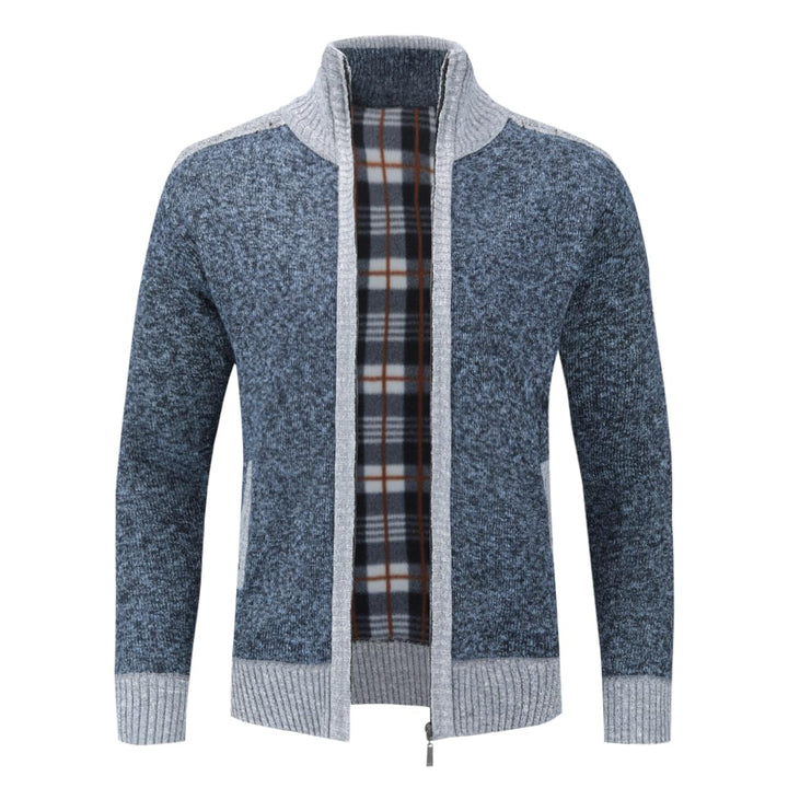 Herren Strickjacke Frühling Winter Warme Sweatjacke Freizeit Strick Fleecejacke Outdoor Übergangsjac