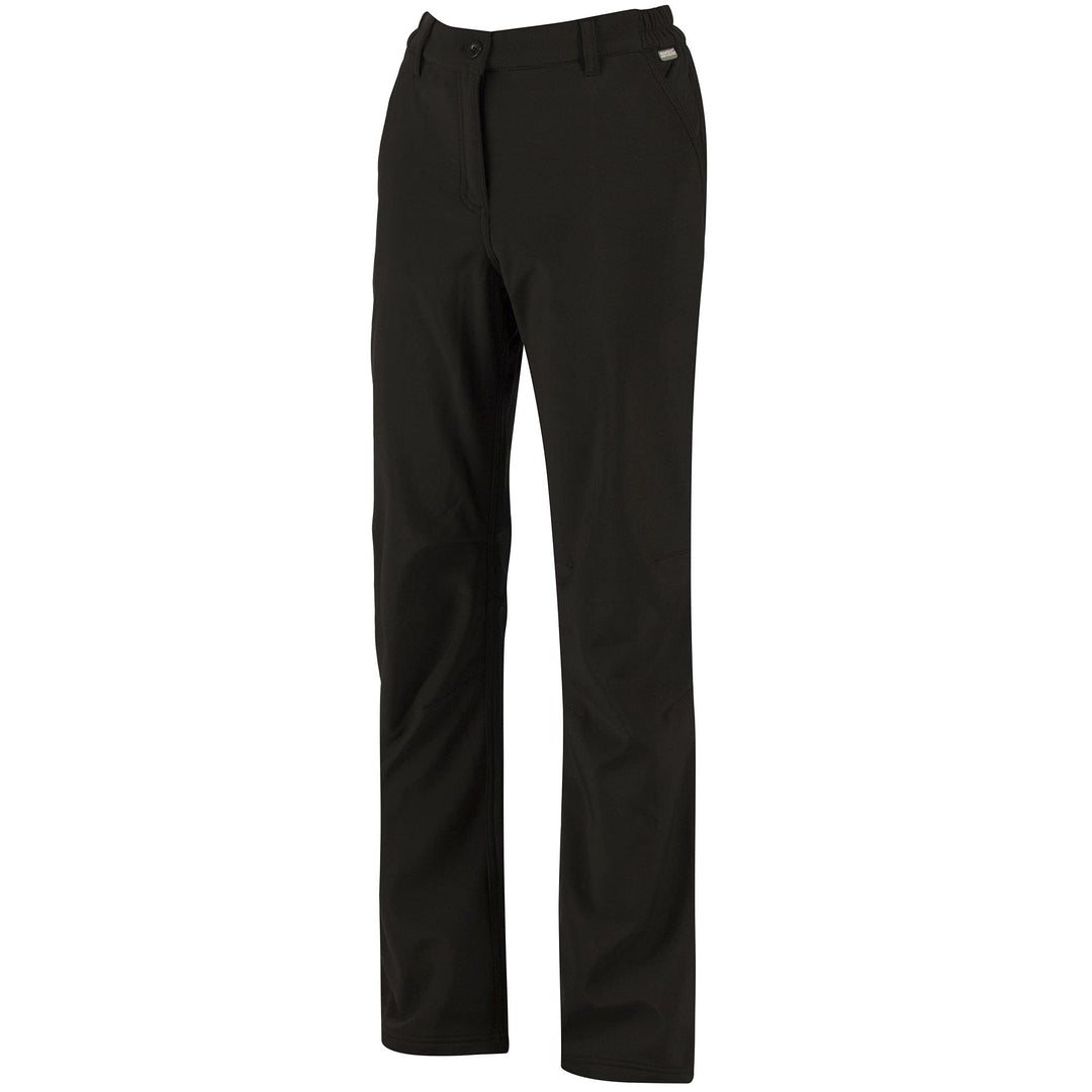 Regatta Fenton Damen Softshell-Wanderhose, Marineblau 36 Schwarz, 36 Schwarz