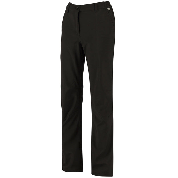 Regatta Fenton Damen Softshell-Wanderhose, Marineblau 36 Schwarz, 36 Schwarz