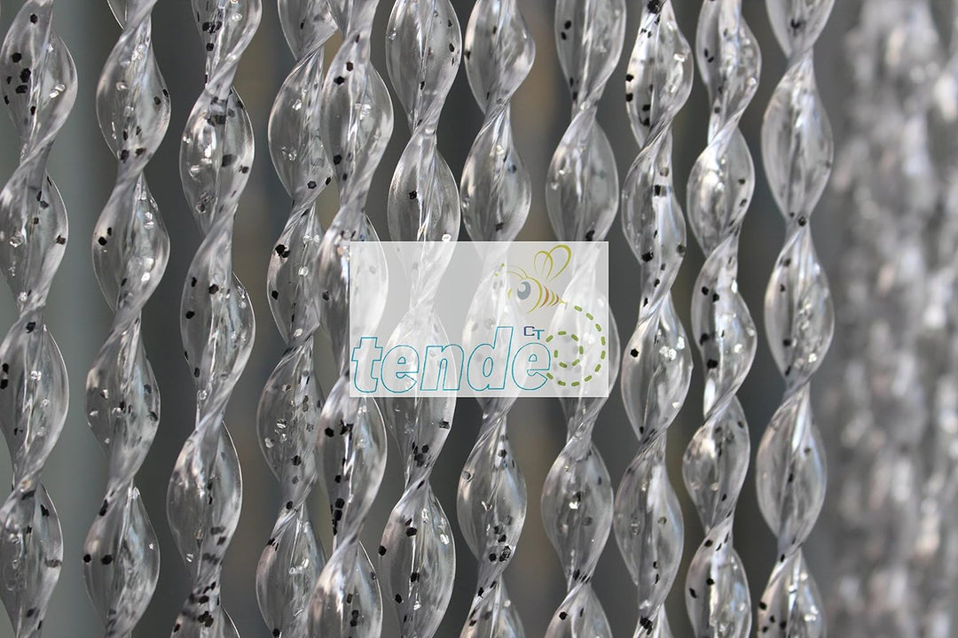 Vorhang/Fliegengitter, PVC, Modell 21, Alu-Stangen, in Italien hergestellt, Masse (Standard oder mas
