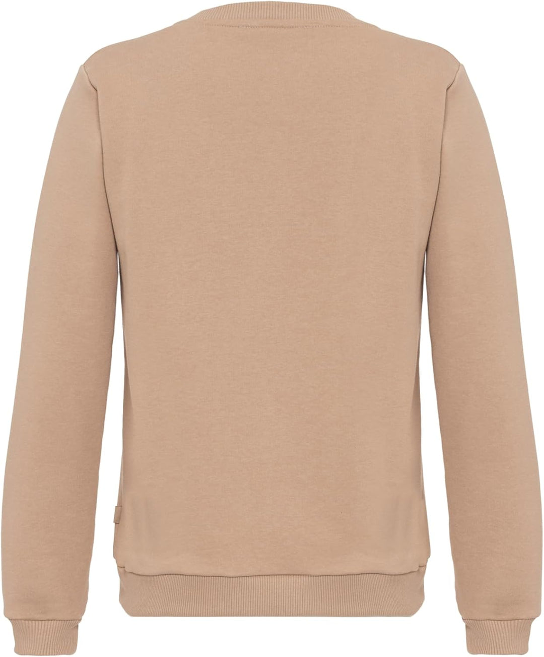 Redbridge Basic Sweatshirt Klassischer Pullover mit Rundhalsausschnitt Lässiger Stil, Beige