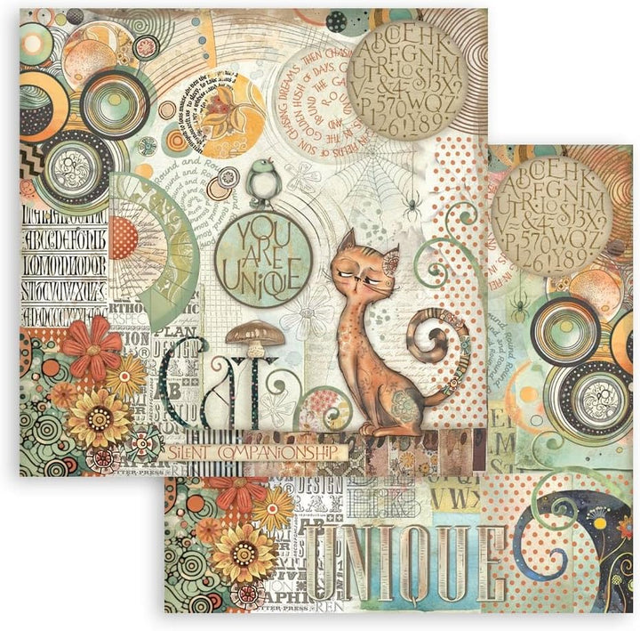 Stamperia - Scrapbook Paper Pad for Scrapbooking, Albums, Card Making, Bullet Journalling and More,
