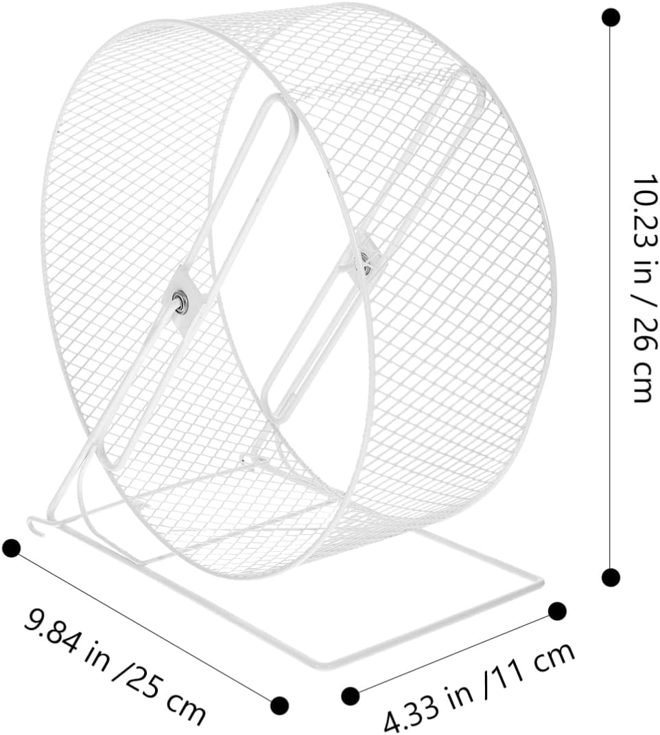 Mikikit Laufrad Für Hamster Kleines Hamsterrad Ratten-übungsrad Laufrad Metall Nager Hamsterball 10
