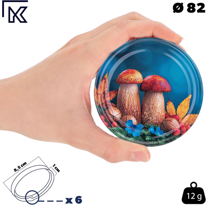 KADAX 24er Set Einmachgläser 510ml TO82, Sturzgläser Mason Jar mit Schraubdeckel, Luftdichte Twist-o