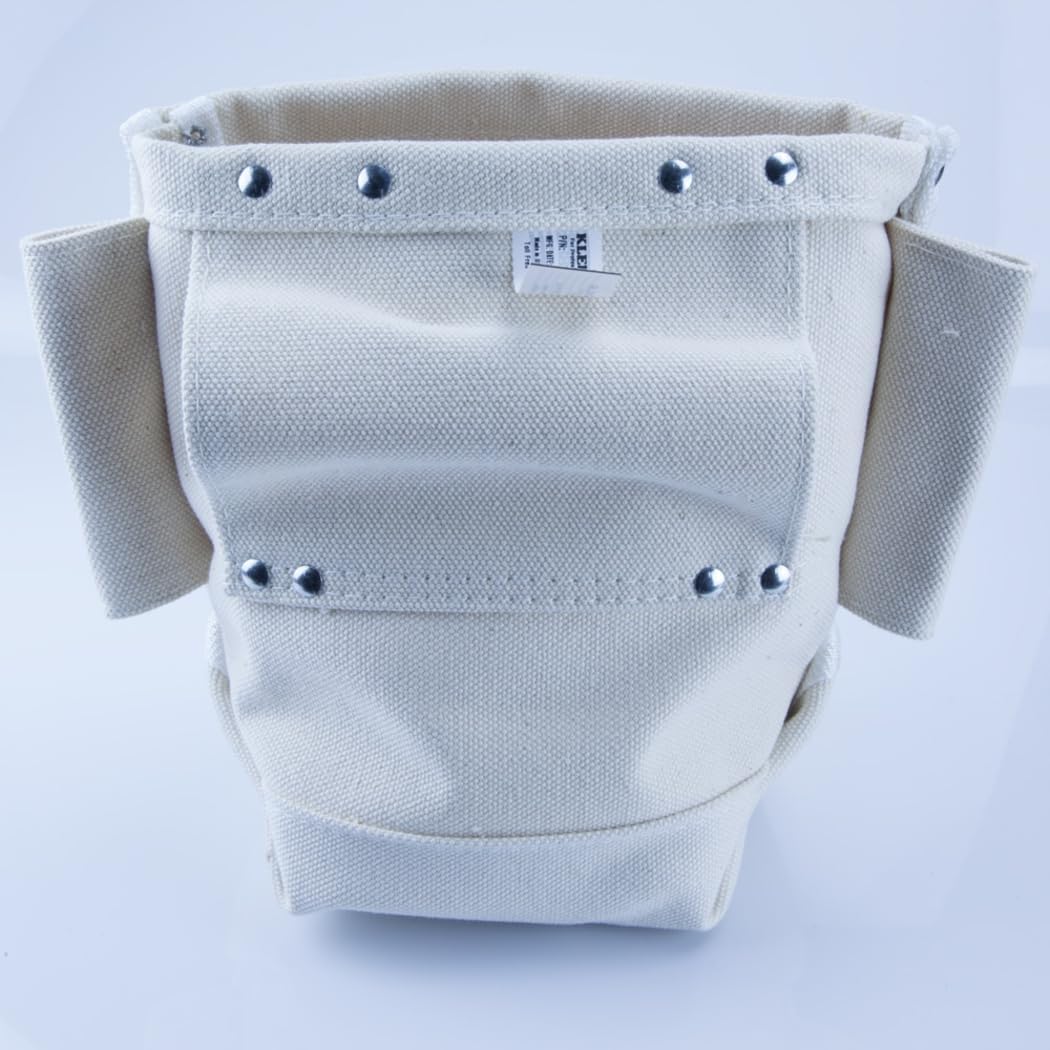 Canvas Bolt Bag Kleine Tasche zur Bolzenaufbewahrung mit Bull Pin Schlaufen, Gürteltunnelschlaufe Ve