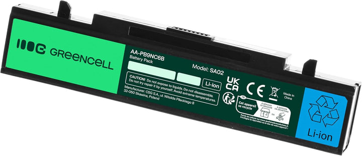 Green Cell Extended Serie Laptop Akku für Samsung Serie 3 350E 350V 355E 355V NP350E5C NP350E7C NP35