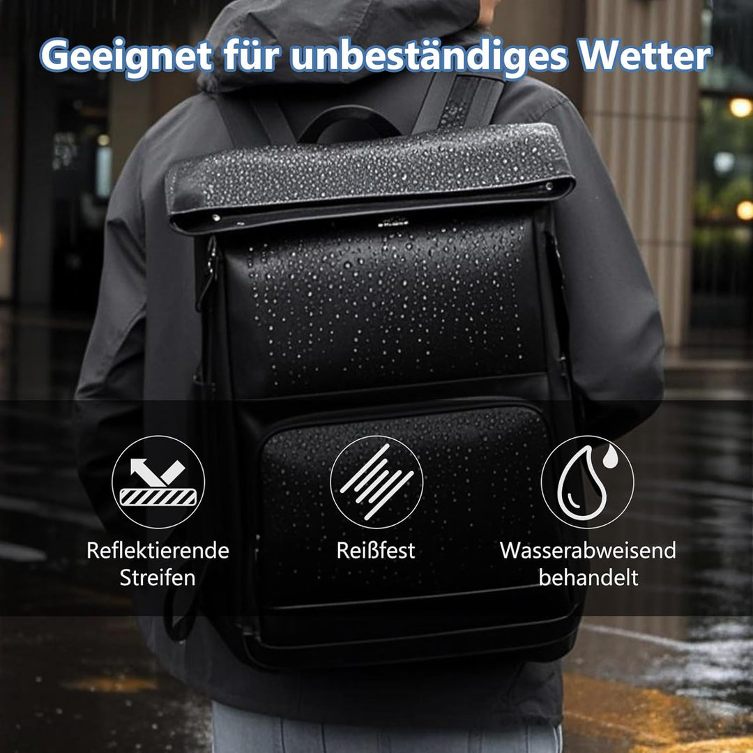 Leichter Rucksack 18–21L – Tagesrucksack für Uni, Arbeit & Alltag, Wasserabweisend, Anti-Diebstahl,