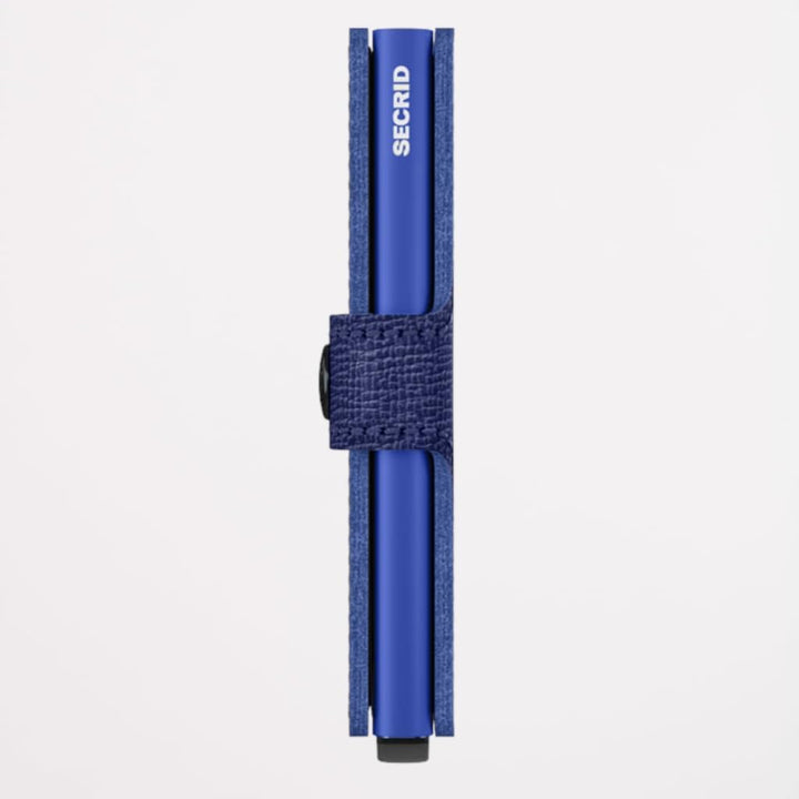 Secrid Miniwallet Crisple Cobalt, Unisex-Erwachsene Reisezubehör- Brieftasche, Cobalt, Talla Única -