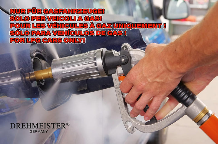 Drehmeister Euronozzle Tankadapter W21.8 (ca. 22 mm) - Adapter für Autogasfahrzeuge - LPG Adapter fü