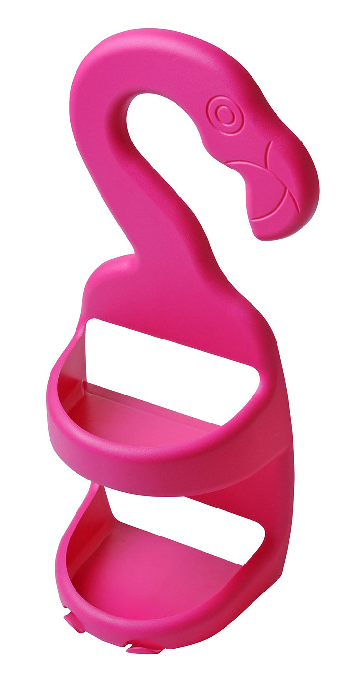 FACKELMANN Duschablage "Flamingo", Duschregal zum Hängen, Duschset mit zwei Ablagen, praktischer Dus