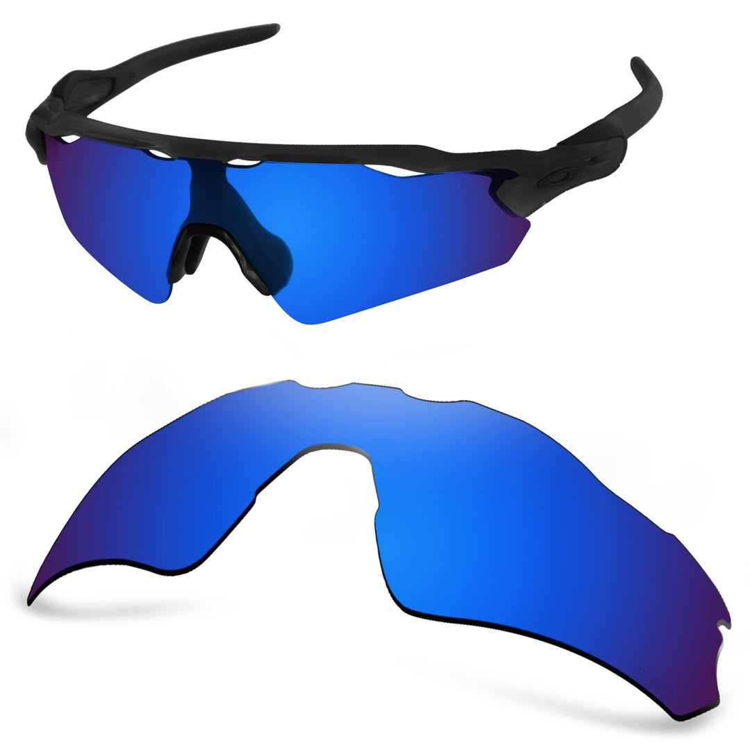 AOZAN ANSI Z87.1 Ersatzgläser kompatibel mit Oakley Radar EV Path OO9208 Sonnenbrille Capriblau Pola