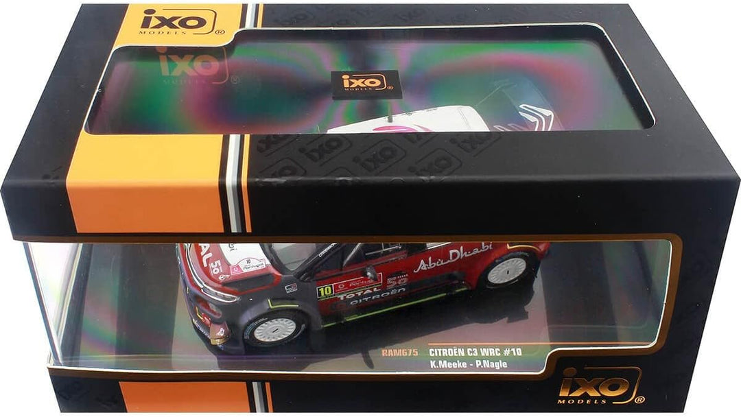 Ixo Citroen C3 WRC #10 Rallye Portugal 2018 Meeke, Nagle 1:43