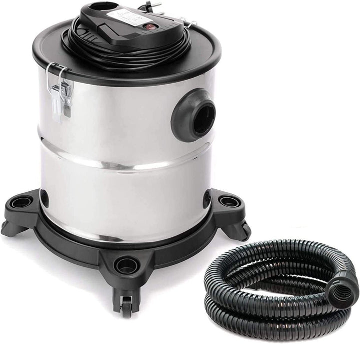 Aschesauger 20L Kaminsauger 1650W + Blasfunktion + DUAL Filter System + 4 Rollen SN121