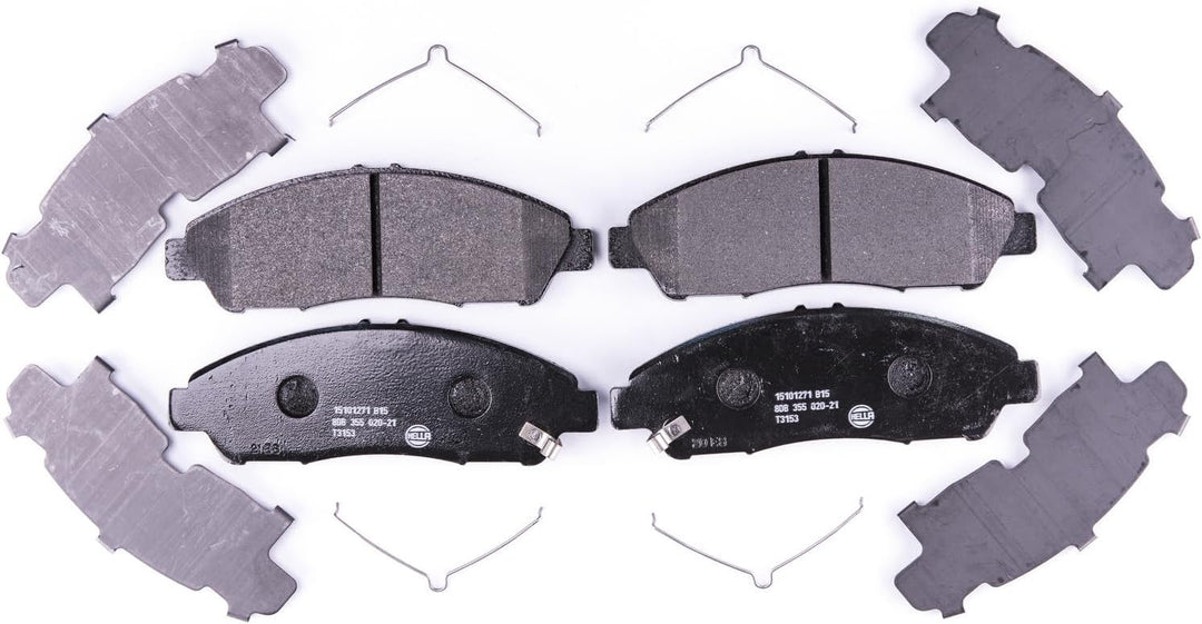 HELLA PAGID 8DB 355 020-211 Bremsbelagsatz - T3153 - Dicke/Stärke: 16.9mm - Bremssystem: Akebono - m