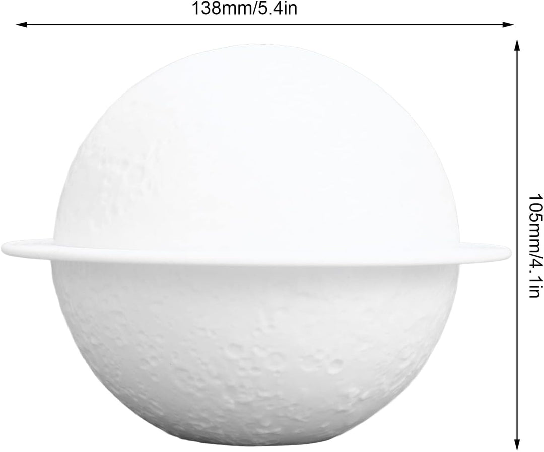 Haofy 2 in 1 Planet USB-Luftbefeuchter Safe 200 Ml 3-Farbiger Mini-Stumm-LED-Diffusor für ätherische