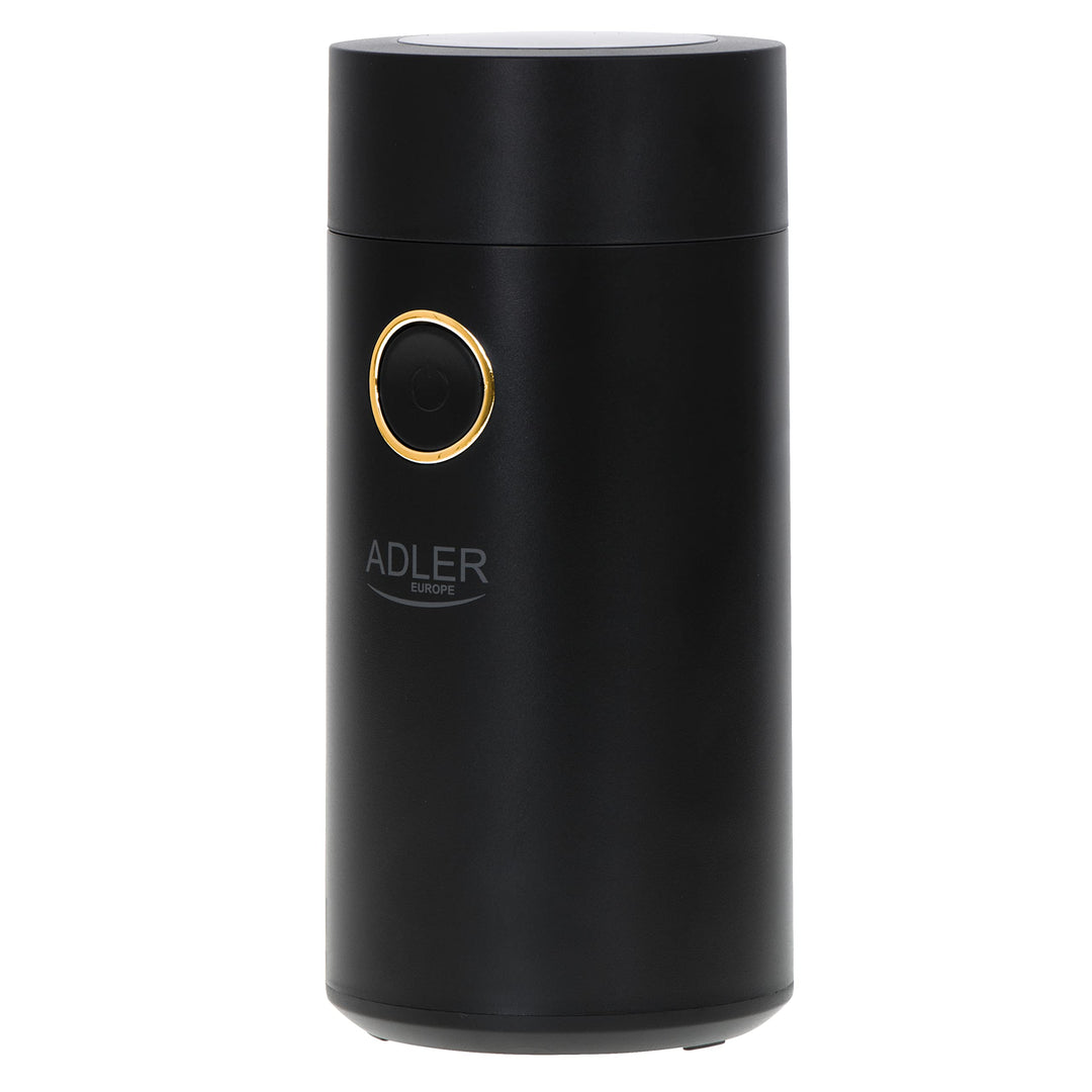 Adler AD 4446bg Elektrische Kaffeemühle aus Edelstahl, 150 W, Füllmenge bis zu 75g, Mühle für Kaffee