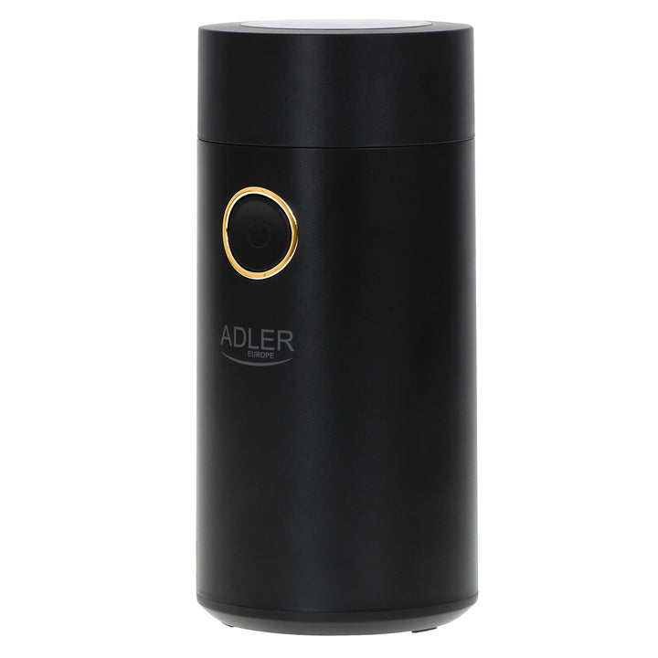 Adler AD 4446bg Elektrische Kaffeemühle aus Edelstahl, 150 W, Füllmenge bis zu 75g, Mühle für Kaffee