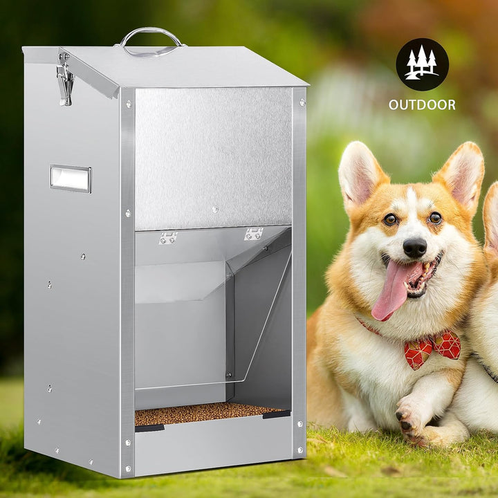 Automatischer Hundefütterer, Automatischer Hundefutterspender für den Aussenbereich Grosse Rasse 11K