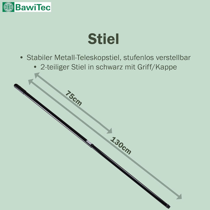 Echt- Rosshaarbesen Zimmerbesen 30cm mit Stiel Teleskopstiel Haushaltsbesen weich Rosshaar-Besen Keh