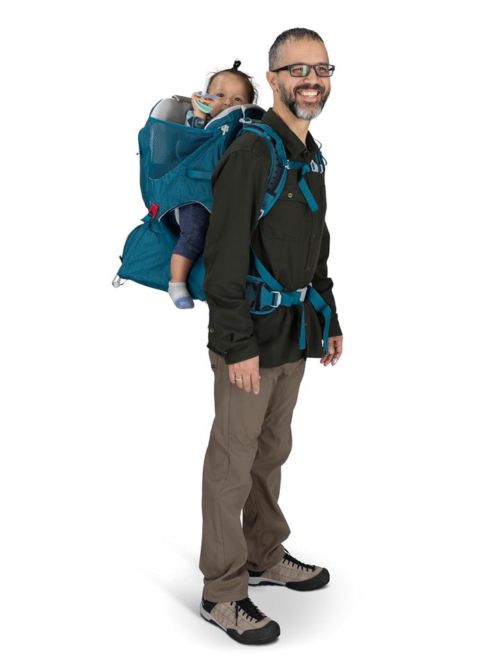 Osprey Poco Child Carriers - Deluxe child cokpit - Buil-in sunshade - Breathable Suspension - Adjust