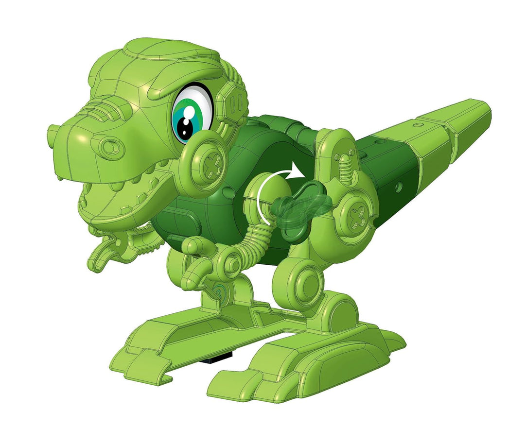 Clementoni 75073 Science & Play Dino Bot T-Rex, pädagogisches und wissenschaftliches Bauset, Geschen