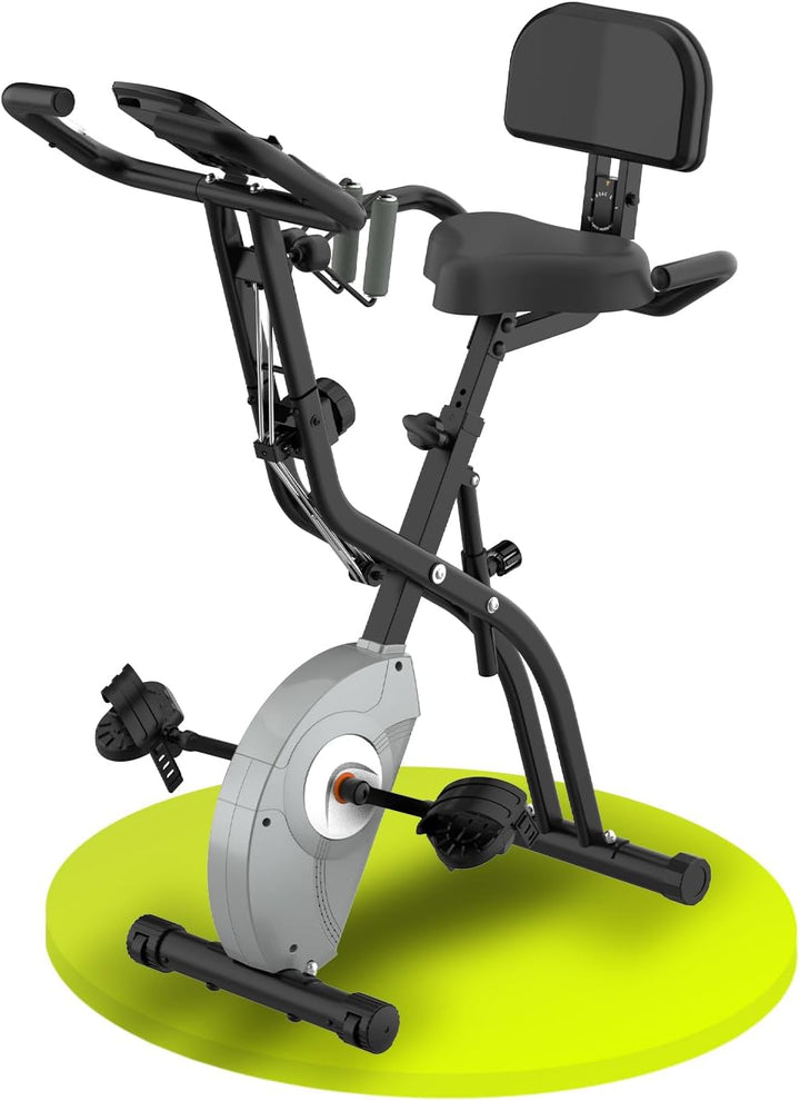 ATIVAFIT X-Bike Sport Fitnessfahrrad für Heimtrainer Fitnessbike für Ober-Und Unterkörper x-Bike mit