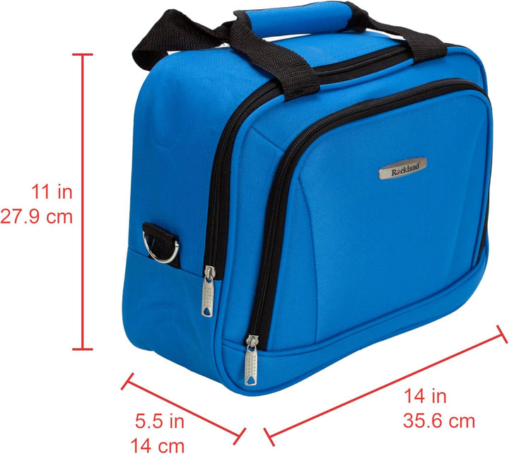 Rockland Fashion Softside Gepäck-Set, aufrecht stehend, Blau, 2-Piece Set (14/19), Fashion Softside